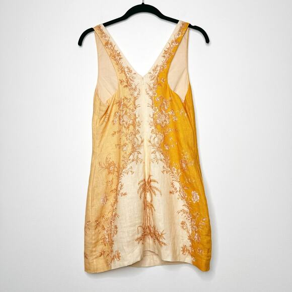 Antipodean Gaia T Back Mini Dress Sleeveless Linen Size AU 6 / US 2 - Picture 10 of 13